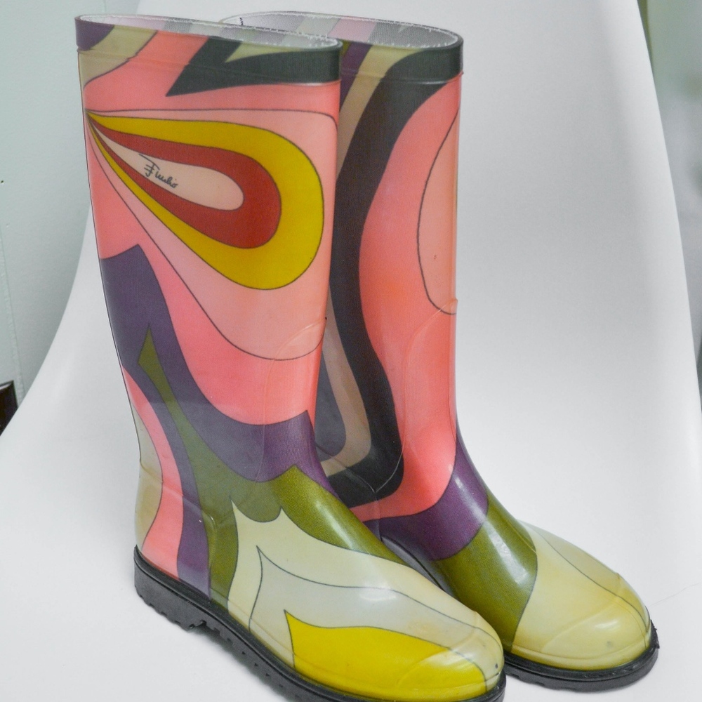Emilio Pucci Rainboots